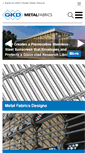 Mobile Screenshot of gkdmetalfabrics.com